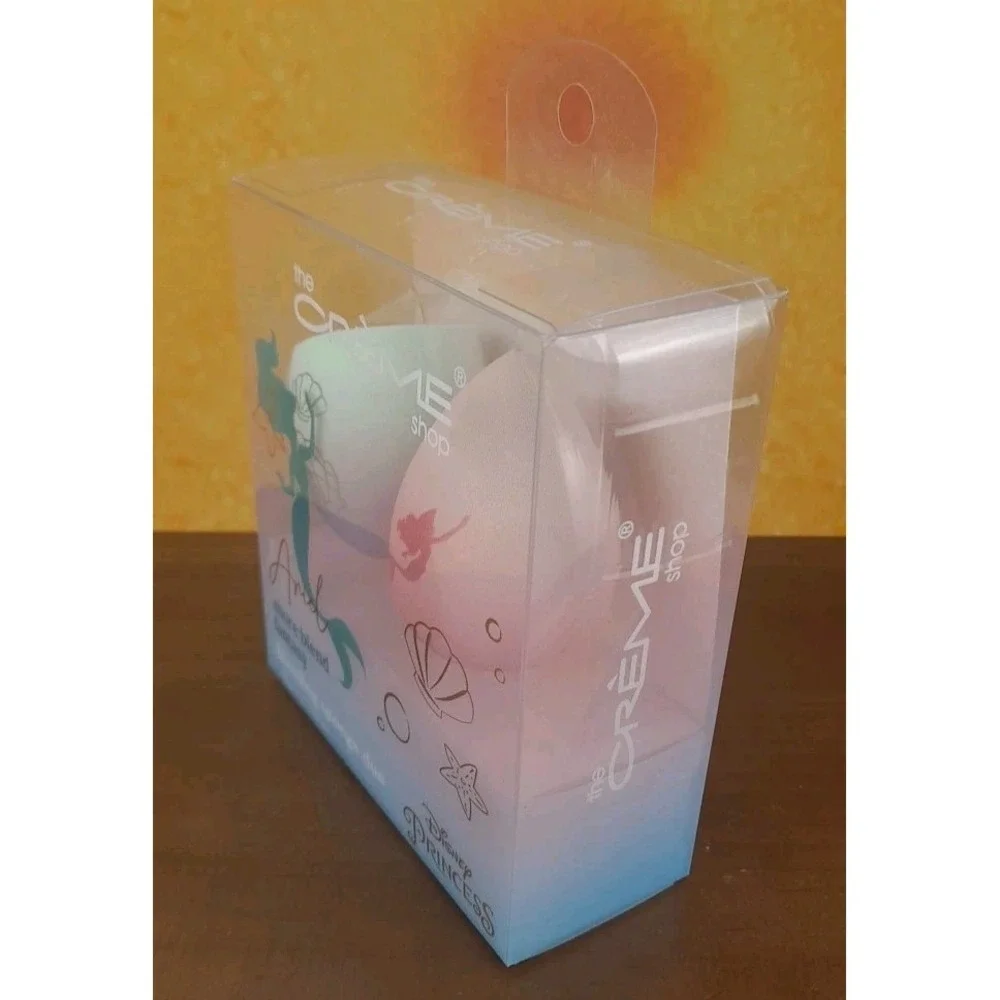 The Creme Shop Disney Princess Ariel Shore Blend Blender Sponge Duo Edge-Cut NIP